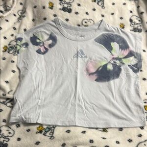 Adidas Kids light blue Floral T-Shirt